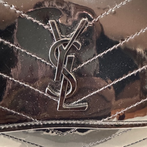 Saint Laurent Niki Black Patent Leather Bag NEW - Picture 2 of 16